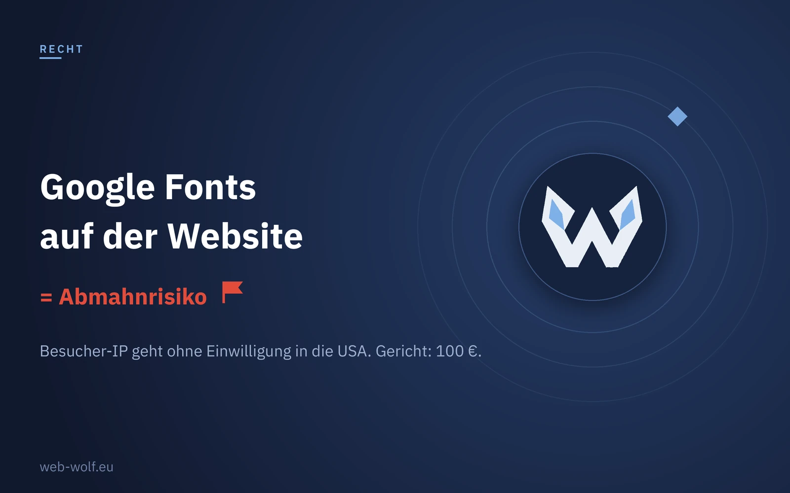Google Fonts auf der Website: Warum das ein Abmahnrisiko ist